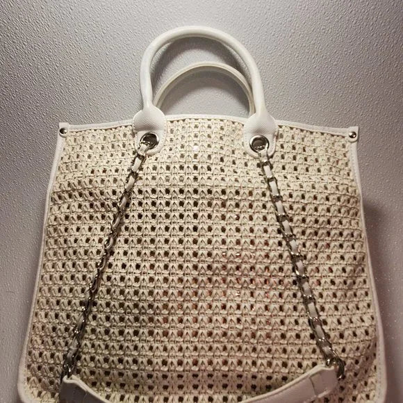 Steve Madden Stacey White Tote