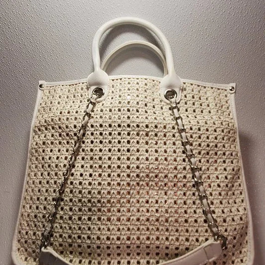 Steve Madden Stacey White Tote