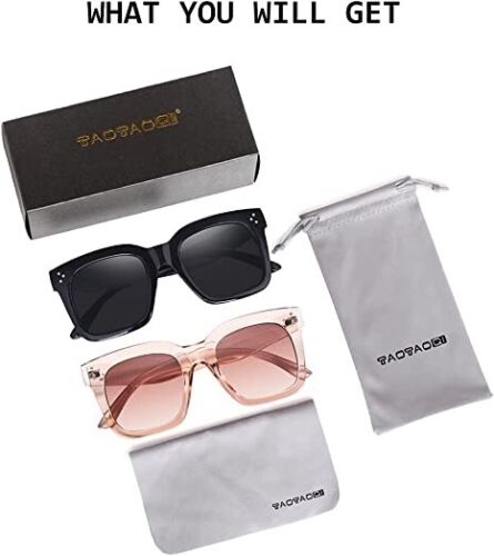 TAOTAOQI Vintage Women Oversized Sunglasses Designer Luxury Square Sun Glasses